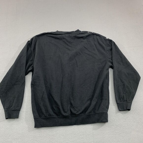 Nike Sweatshirt Mens Small Black Crewneck Bandana Paisley Chevron CU5948-010 - Picture 12 of 15